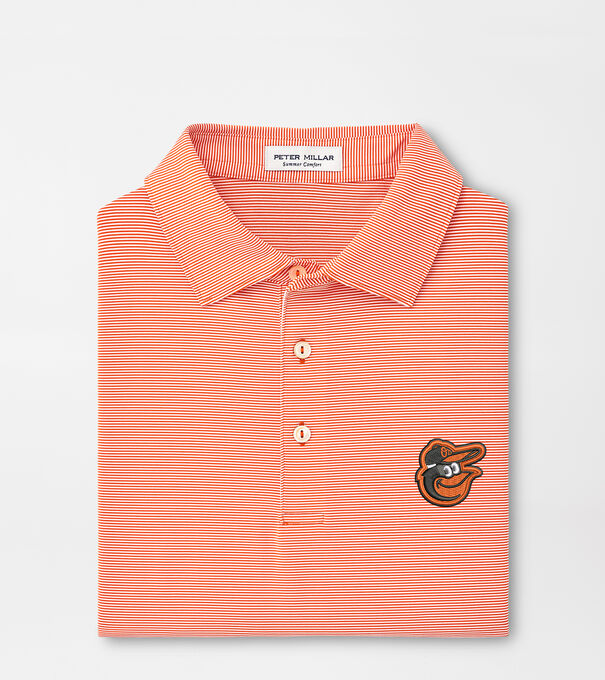 Baltimore Orioles Jubilee Stripe Performance Polo