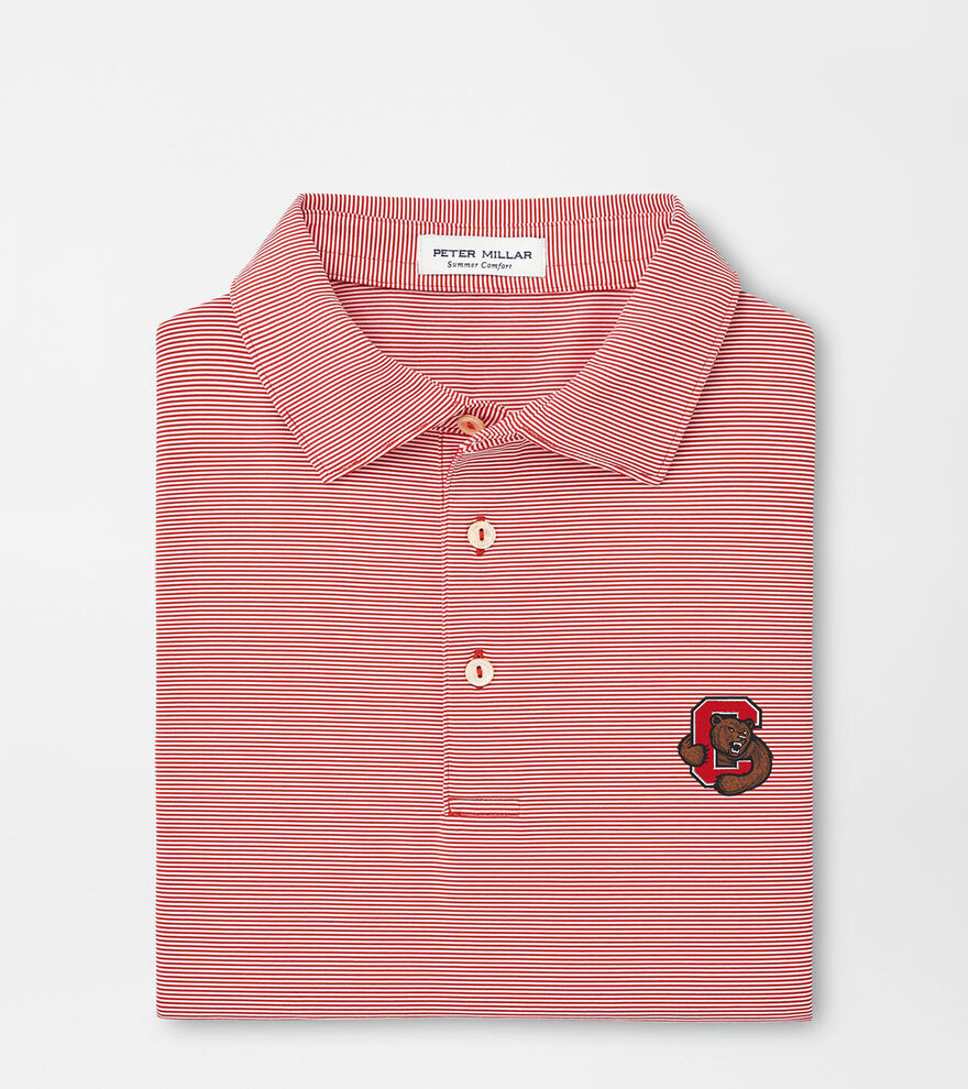 Cornell Jubilee Stripe Performance Polo image number 1