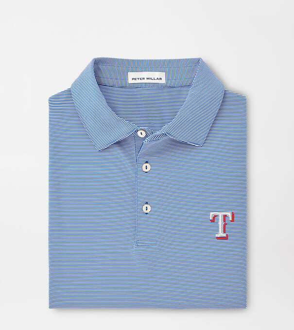 Texas Rangers Jubilee Stripe Performance Polo