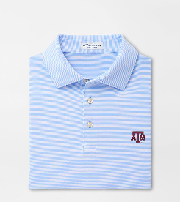 Texas A&M Jubilee Stripe Performance Polo