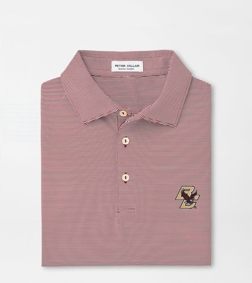 Boston College Jubilee Stripe Performance Polo image number 1