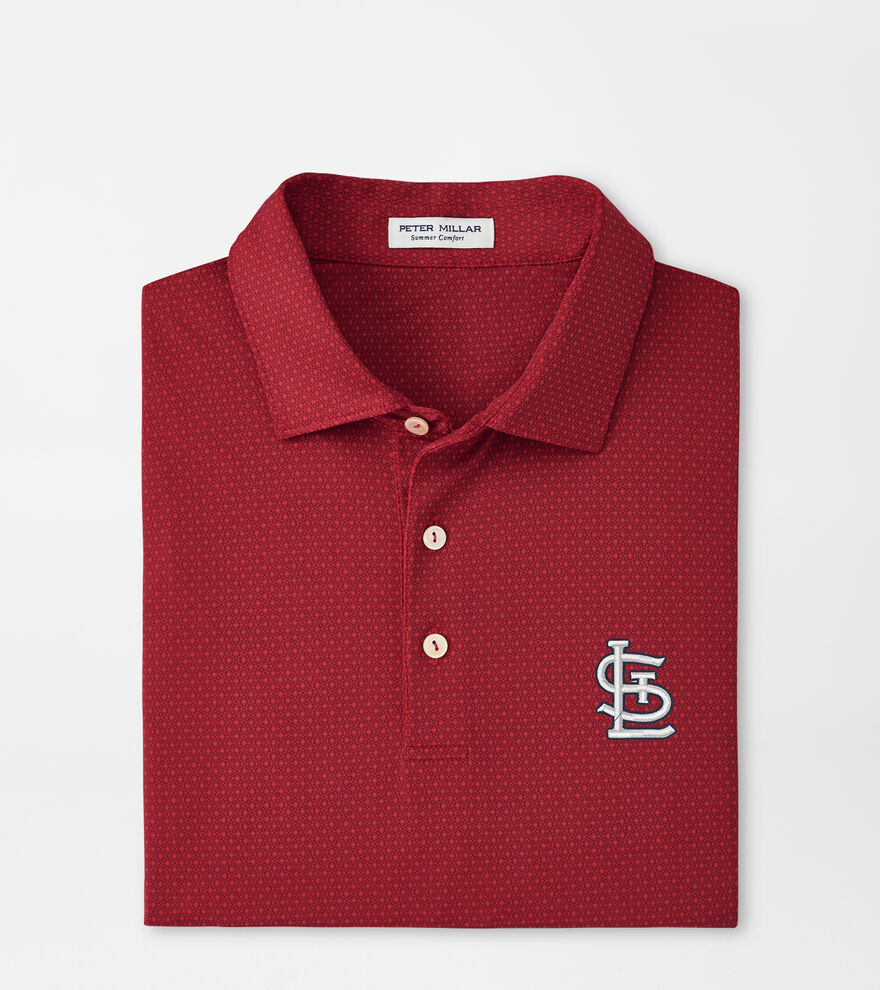St. Louis Cardinals Tesseract Performance Jersey Polo image number 1