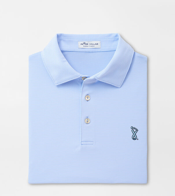 UNC Lineberger Cancer Center Jubilee Stripe Performance Polo