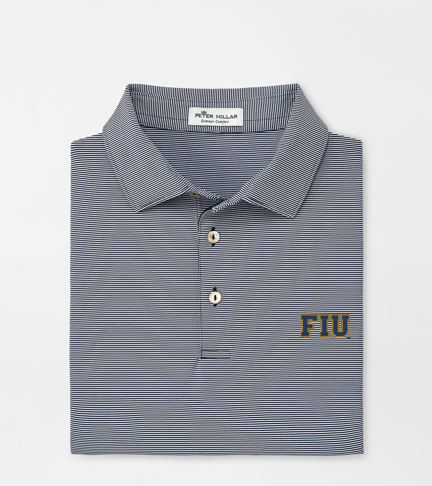 Florida International University Jubilee Stripe Performance Polo image number 1