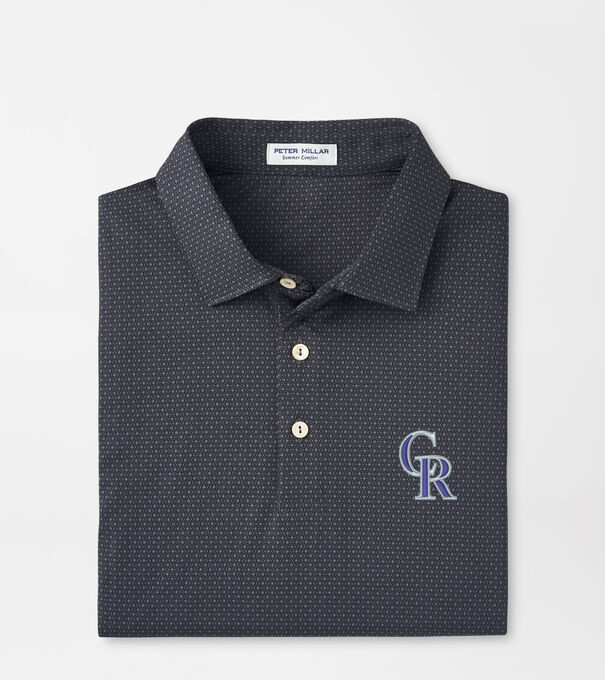 Colorado Rockies Tesseract Performance Jersey Polo