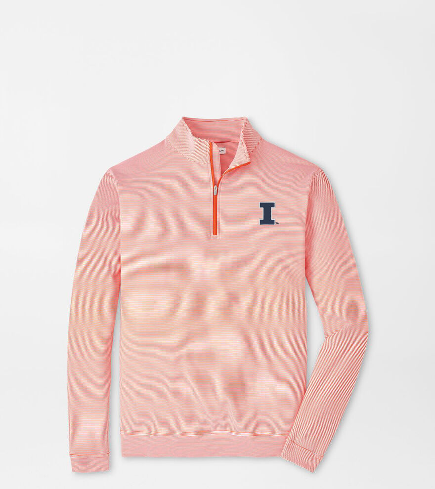 Illinois Perth Mini-Stripe Performance Pullover image number 1