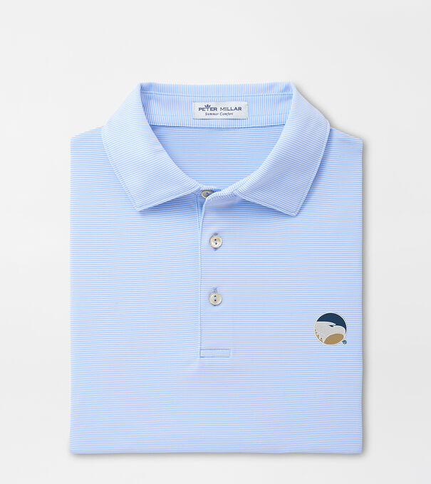 Georgia Southern Eagle Jubilee Stripe Performance Polo
