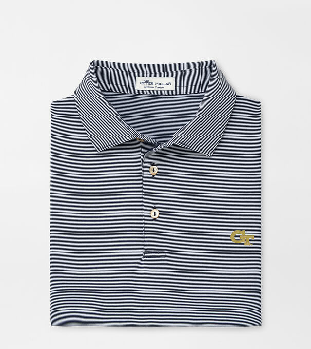 Georgia Tech Jubilee Stripe Performance Polo