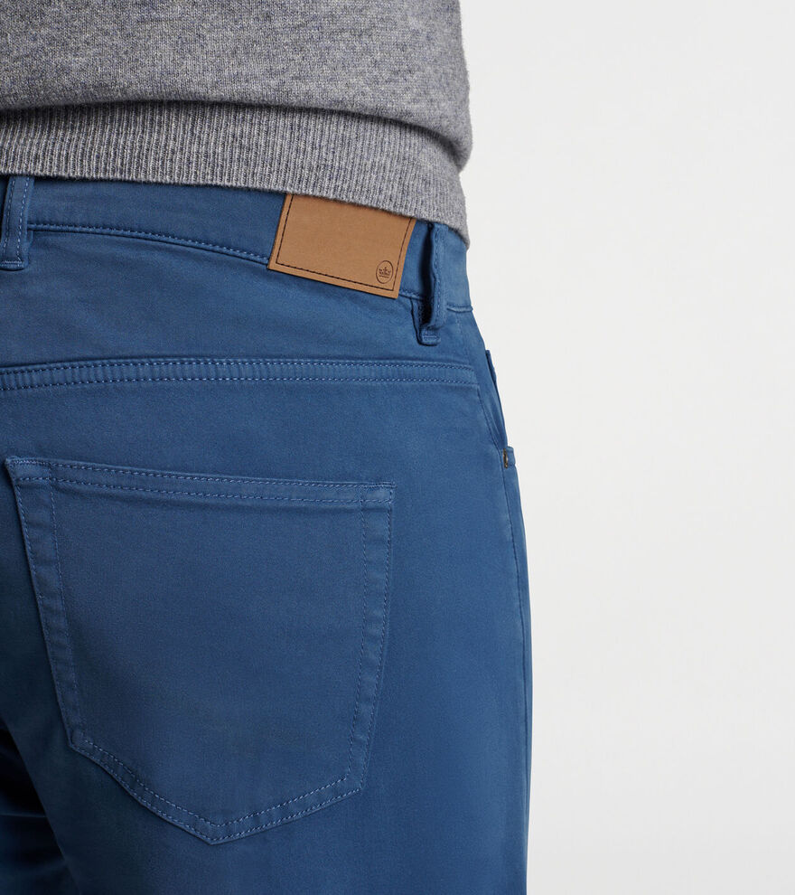 Signature Sateen Five-Pocket Pant image number 4