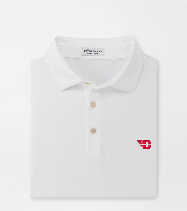 University of Dayton Solid Performance Jersey Polo (Sean Self Collar)