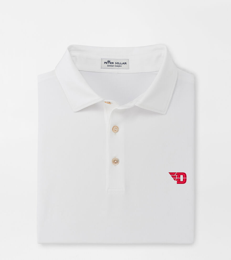 University of Dayton Solid Performance Jersey Polo (Sean Self Collar) image number 1