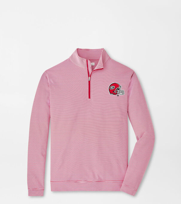Georgia Helmet Perth Mini-Stripe Performance Pullover