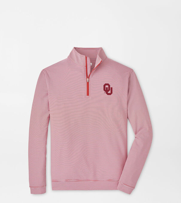 Oklahoma Perth Mini-Stripe Performance Pullover
