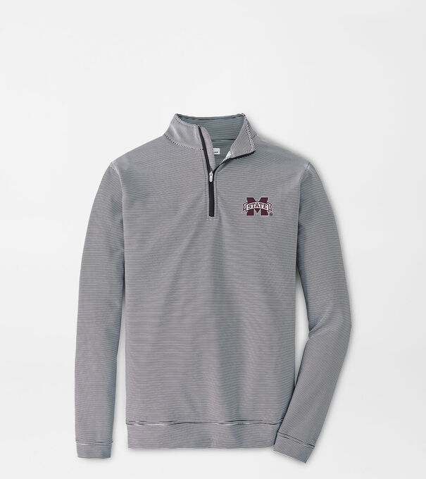 Mississippi State Perth Mini-Stripe Performance Pullover
