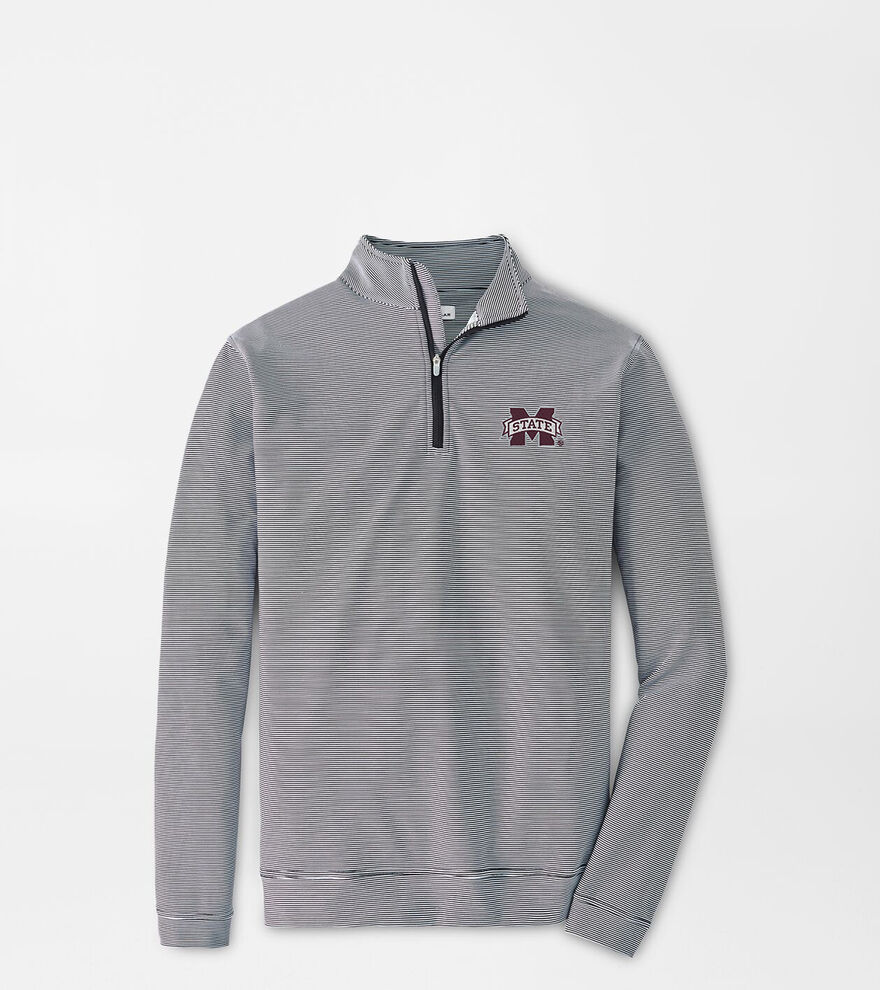 Mississippi State Perth Mini-Stripe Performance Pullover image number 1