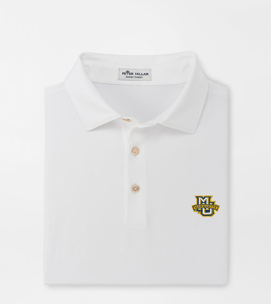 Marquette Solid Performance Jersey Polo (Sean Self Collar) image number 1