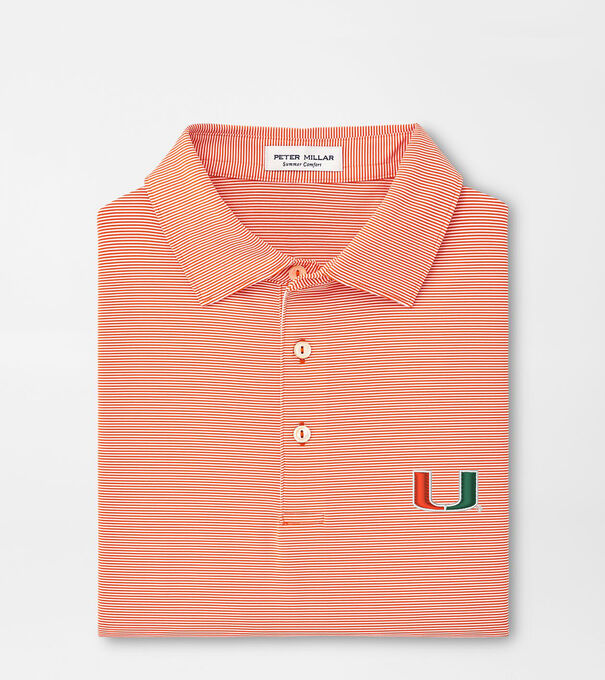 Miami Jubilee Stripe Performance Polo