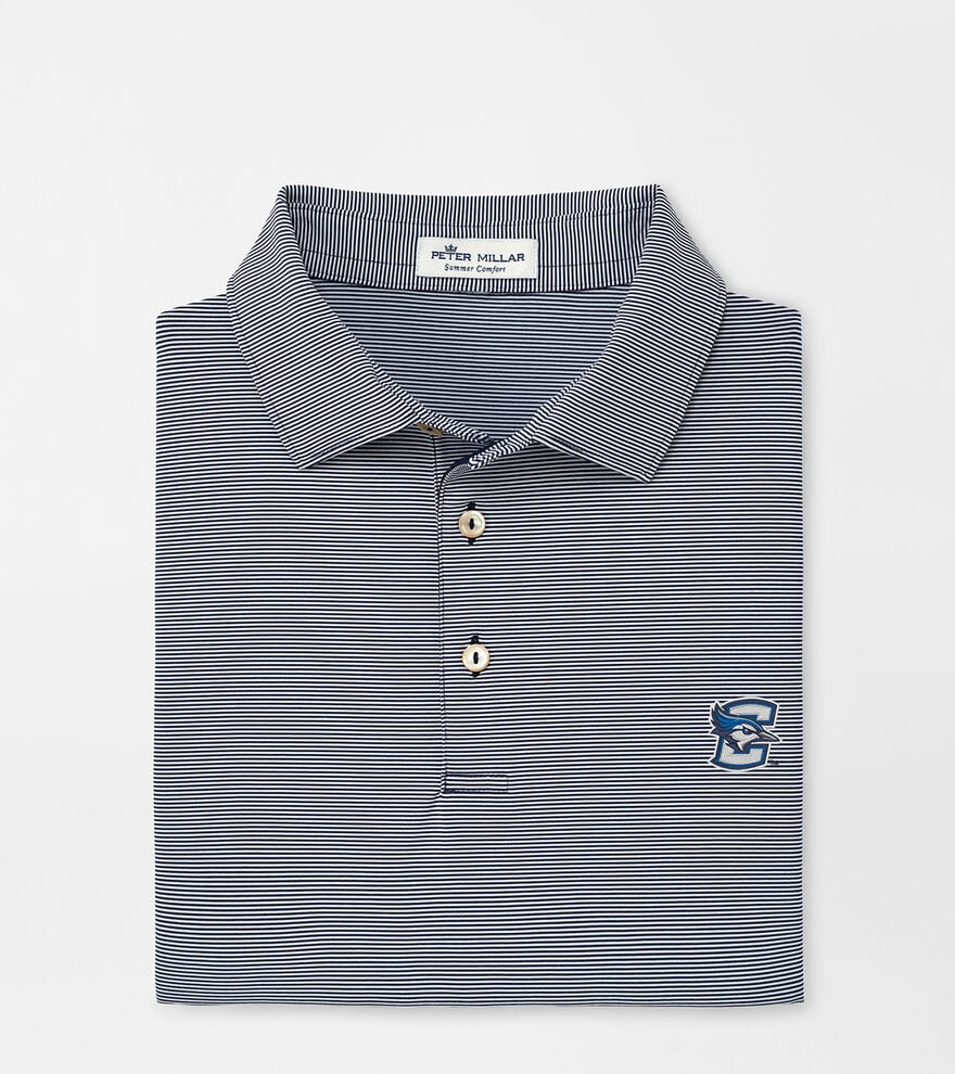 Creighton Jubilee Stripe Performance Polo image number 1