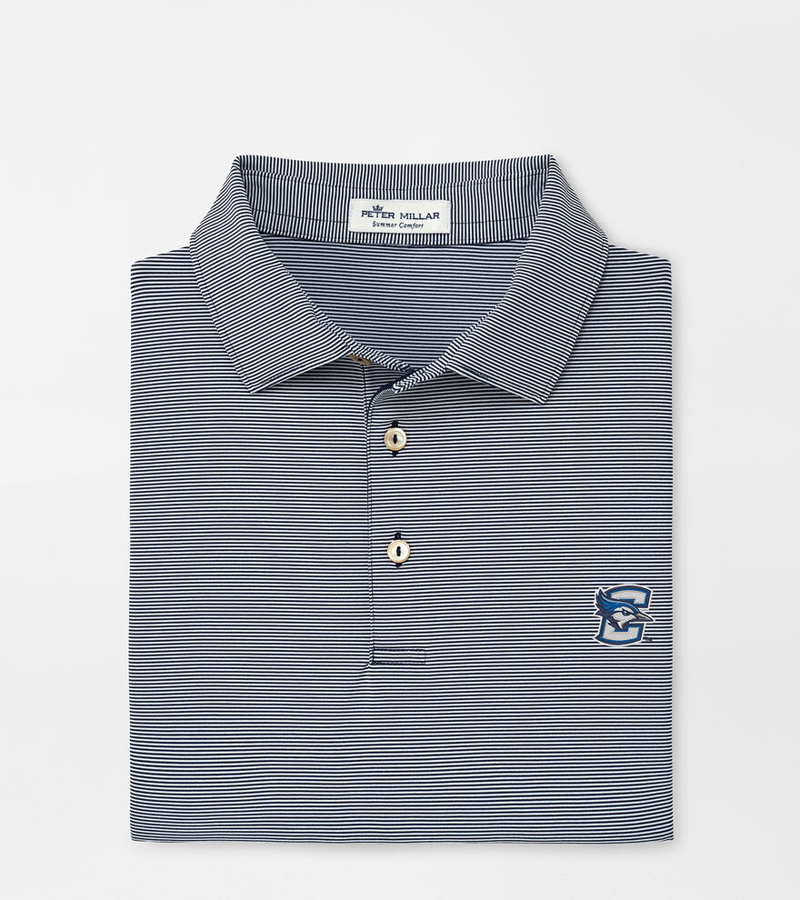 Creighton Jubilee Stripe Performance Polo image number 1