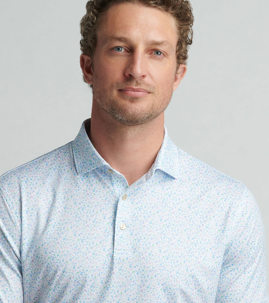 Island Jammin' Performance Jersey Polo image number 5