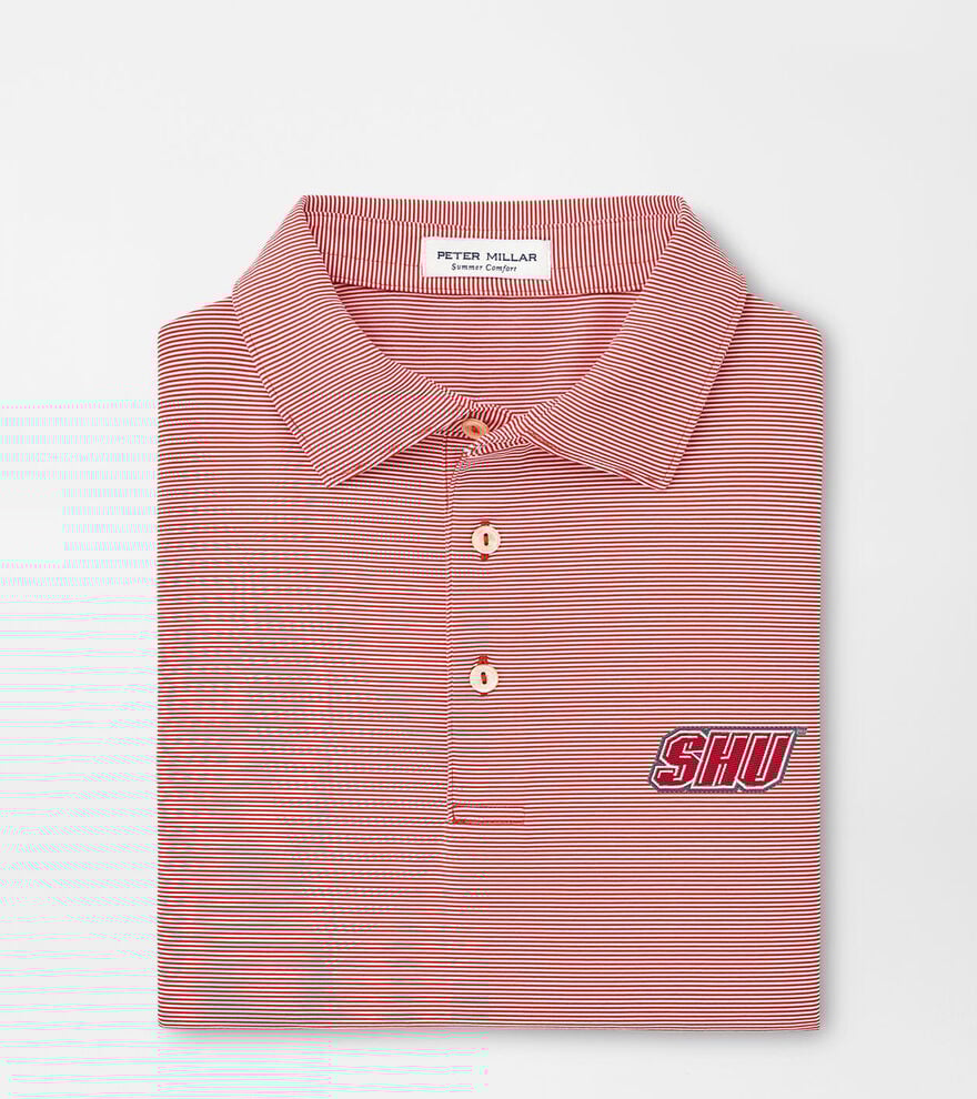 Sacred Heart University Jubilee Stripe Performance Polo image number 1