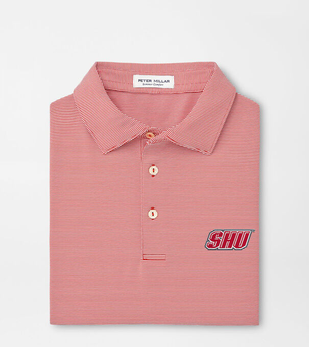 Sacred Heart University Jubilee Stripe Performance Polo
