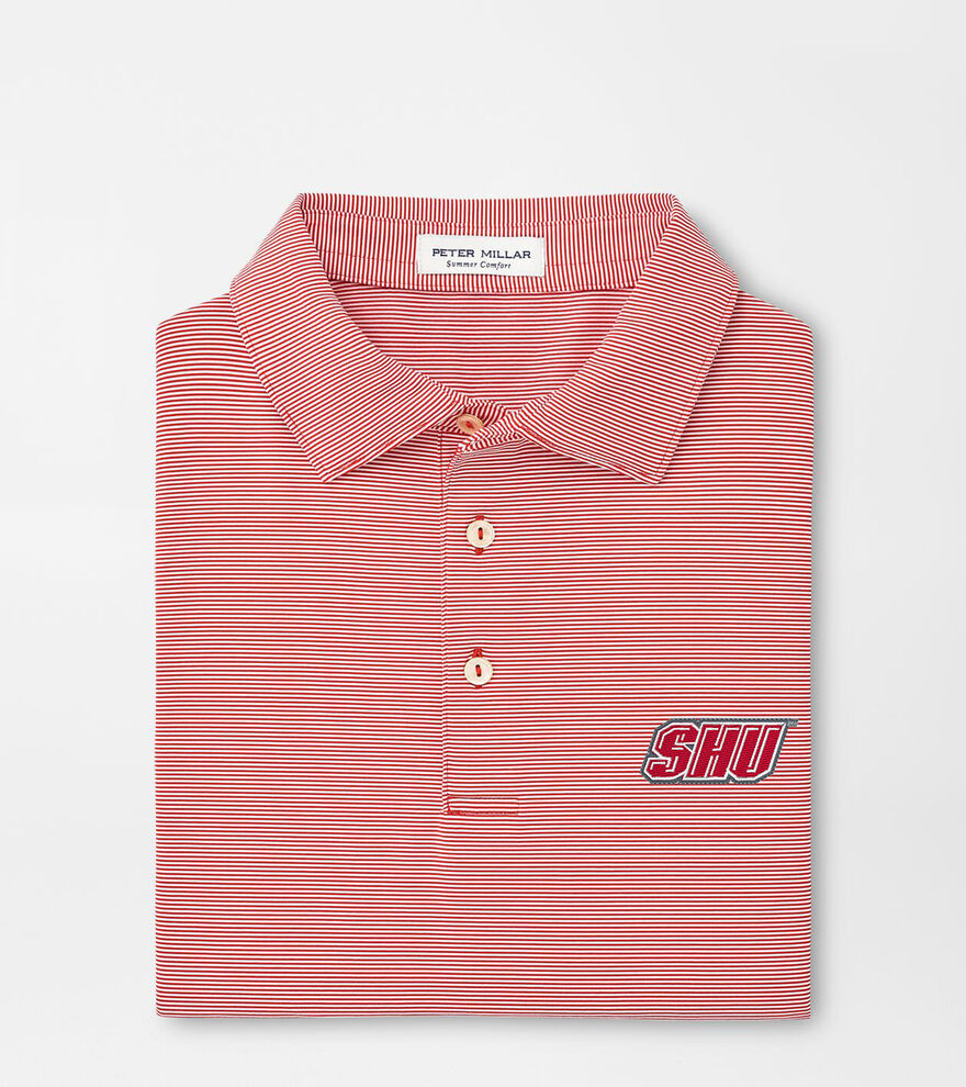 Sacred Heart University Jubilee Stripe Performance Polo image number 1