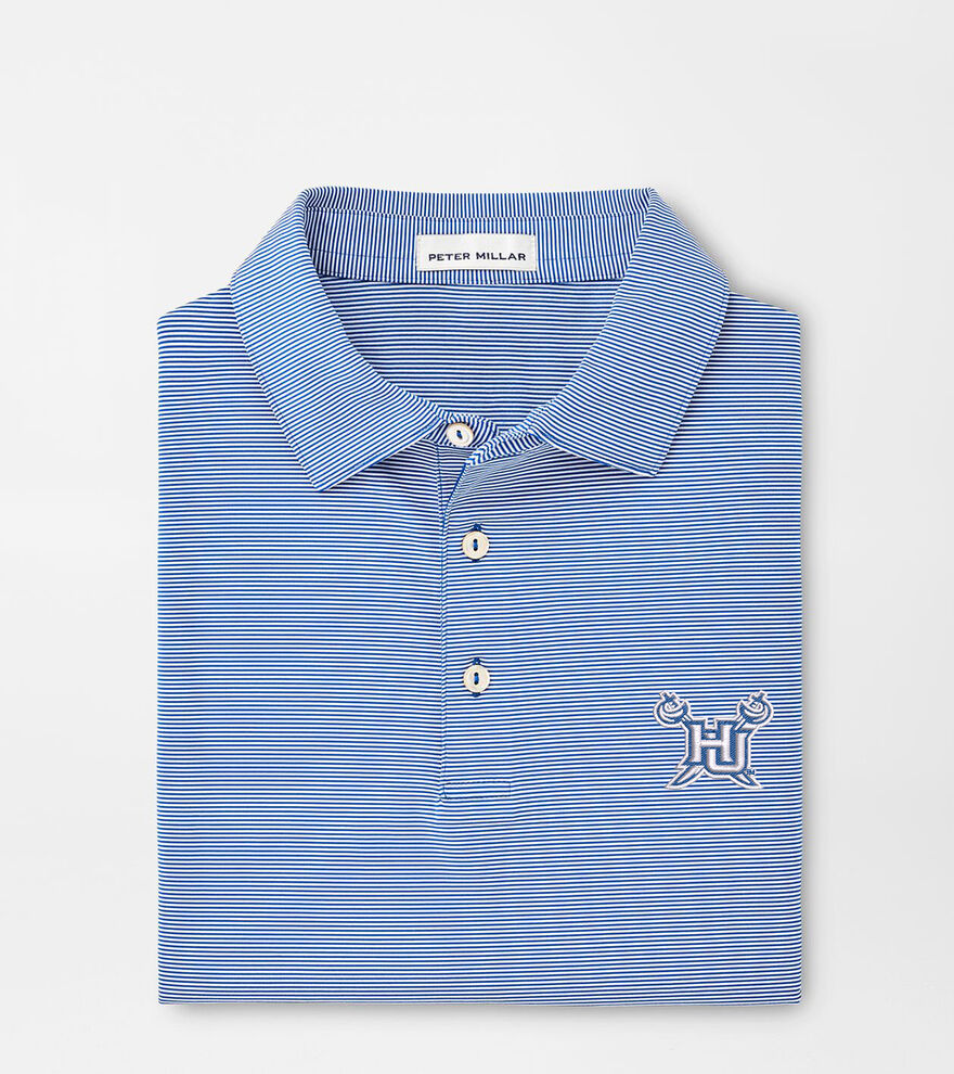 Hampton University Jubilee Stripe Performance Polo image number 1