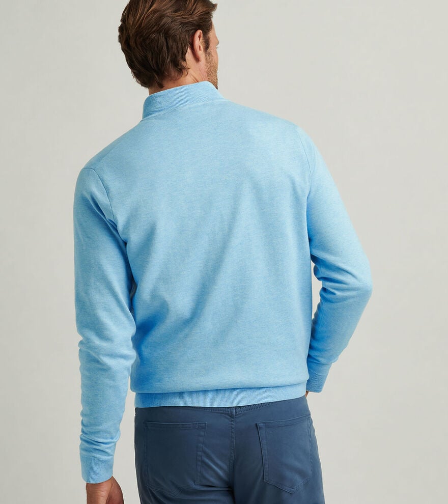 Coolspun Cotton Quarter-Zip Sweater image number 4