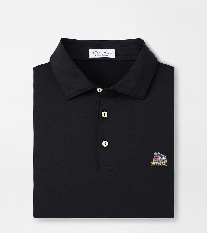 James Madison University Solid Performance Jersey Polo (Sean Self Collar) image number 1