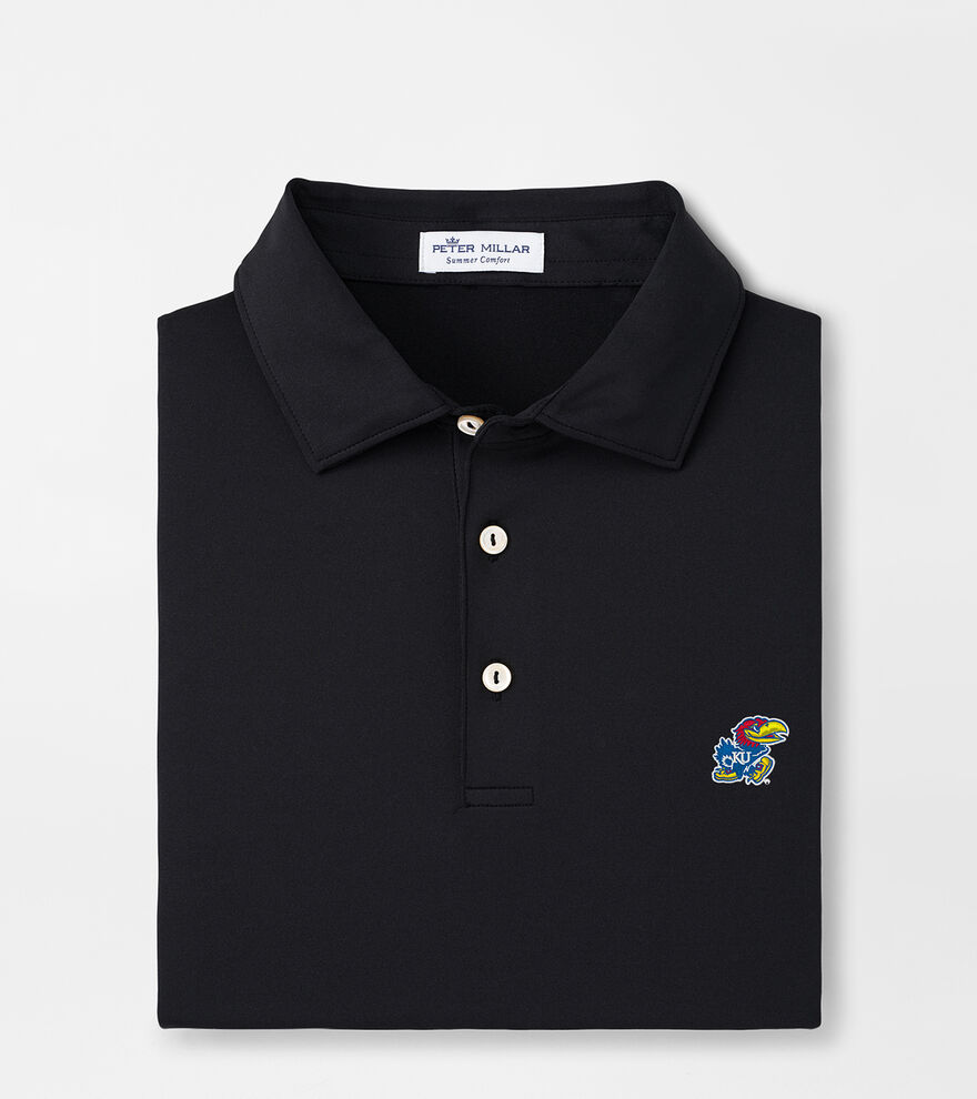 Kansas Solid Performance Jersey Polo (Sean Self Collar) image number 1