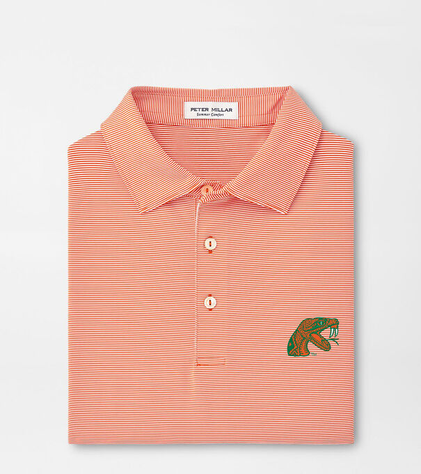 Florida A&M Jubilee Stripe Performance Polo