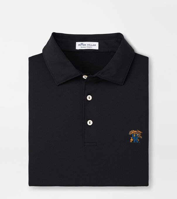 Kentucky Wildcat Solid Performance Jersey Polo (Sean Self Collar)