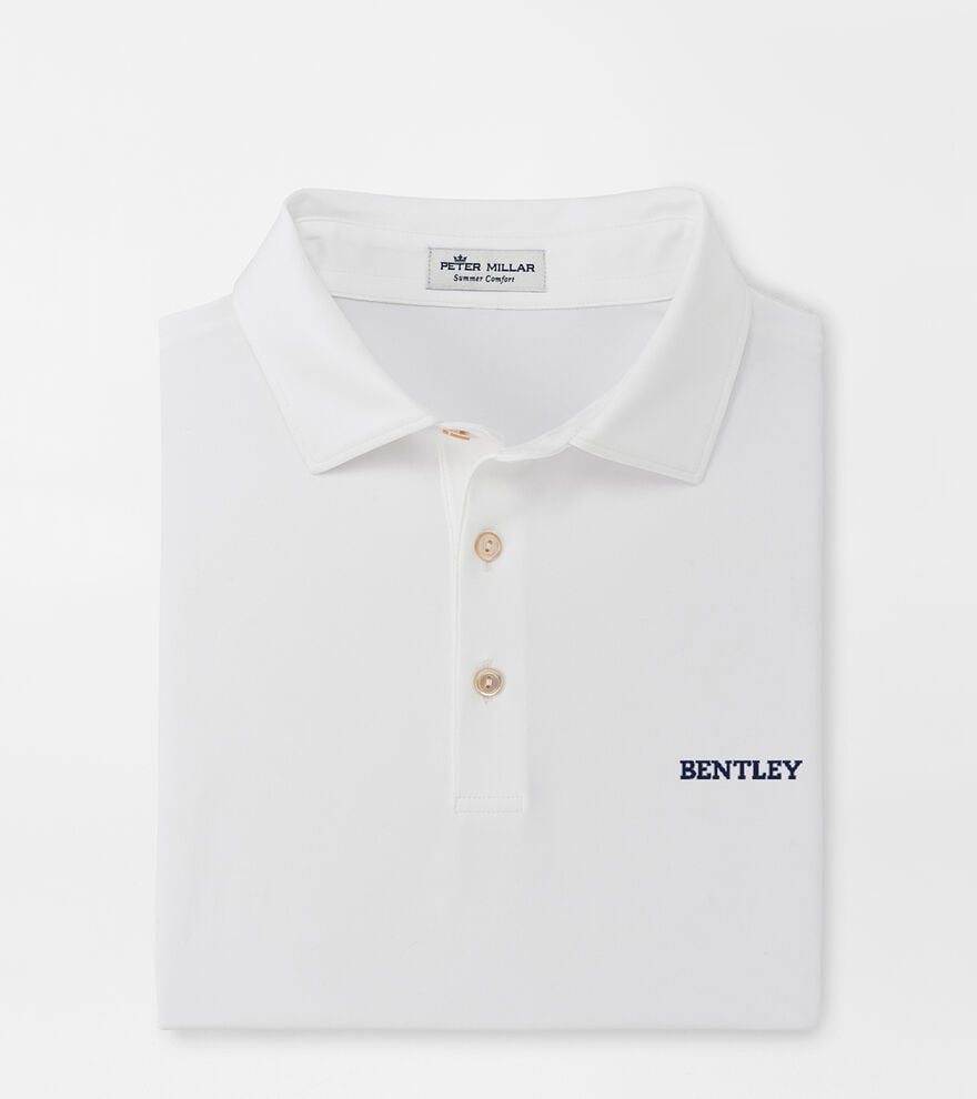Bentley Solid Performance Jersey Polo (Sean Self Collar) image number 1