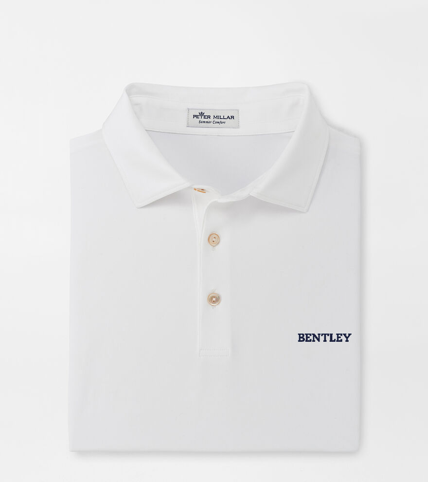 Bentley Solid Performance Jersey Polo (Sean Self Collar) image number 1