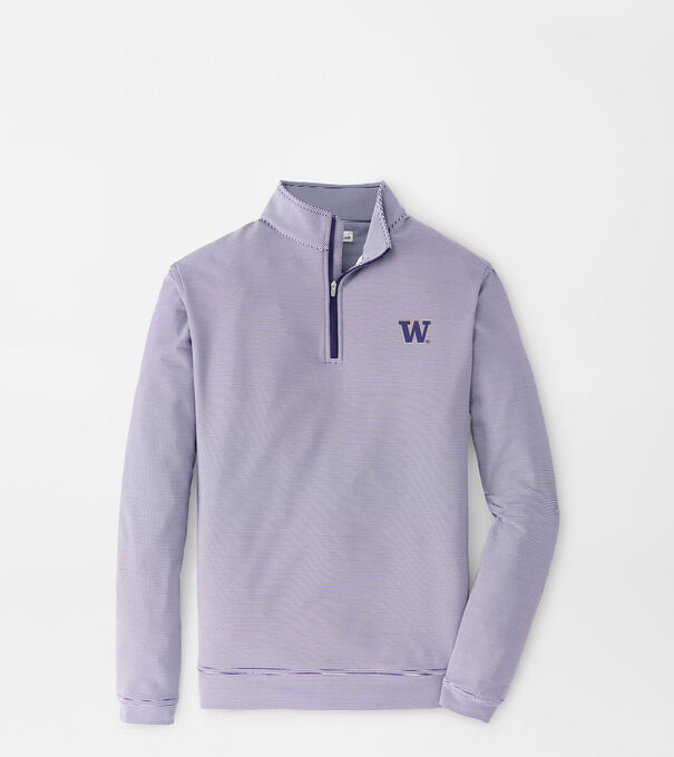 Washington Perth Mini-Stripe Performance Pullover