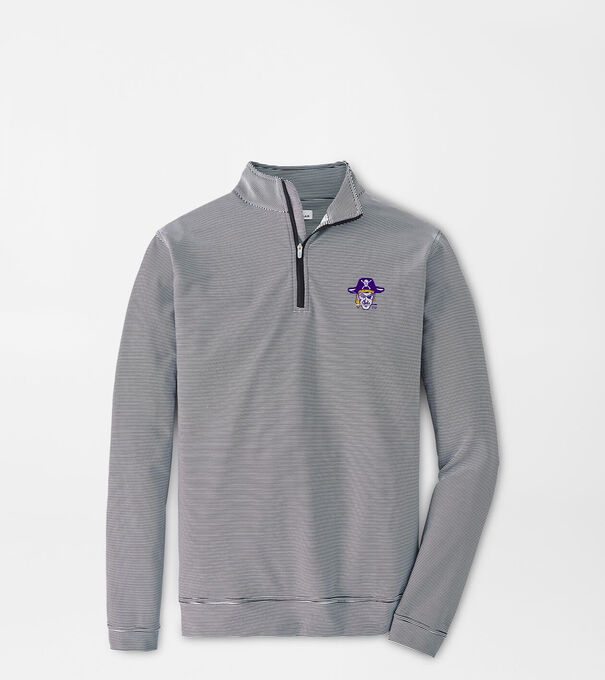 East Carolina University Vault Perth Mini-Stripe Performance Pullover