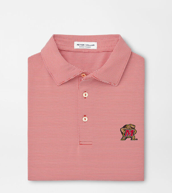 Maryland Terrapins Jubilee Stripe Performance Polo