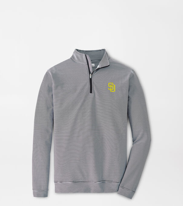 San Diego Padres Perth Sugar Stripe Performance Quarter-Zip