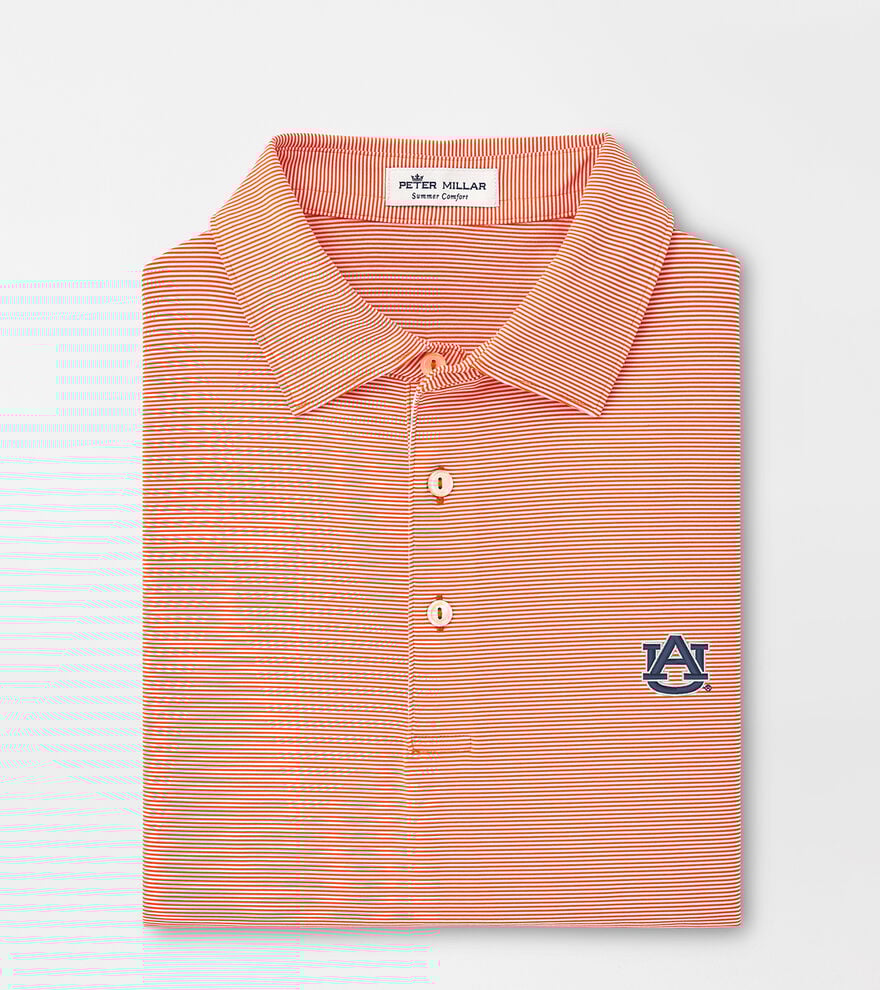Auburn Jubilee Stripe Performance Polo image number 1