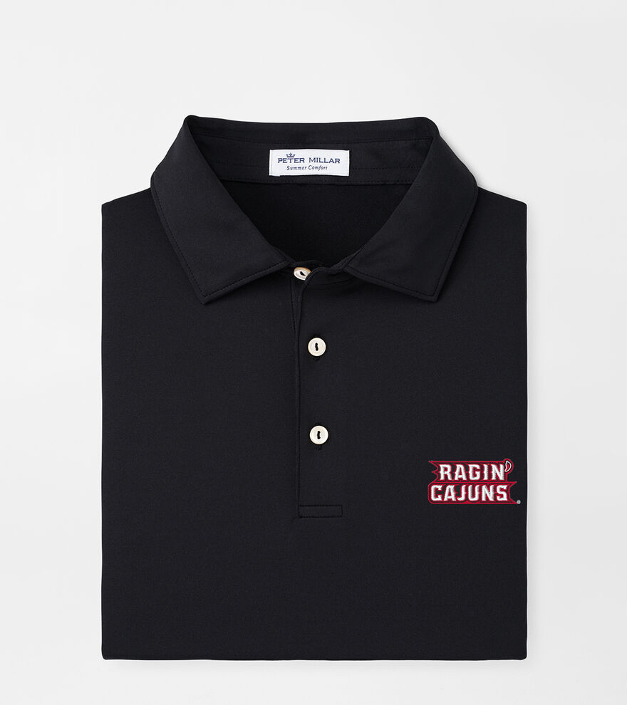 Louisiana at Lafayette Solid Performance Jersey Polo (Sean Self Collar) image number 1