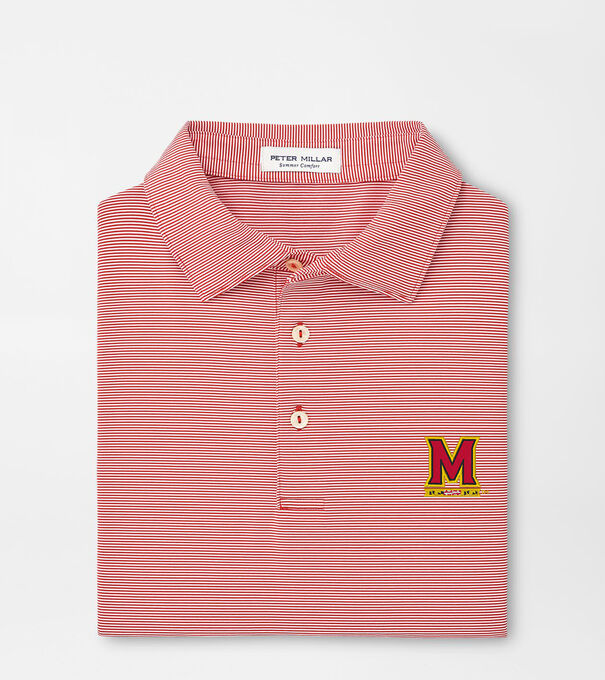 Maryland Jubilee Stripe Performance Polo
