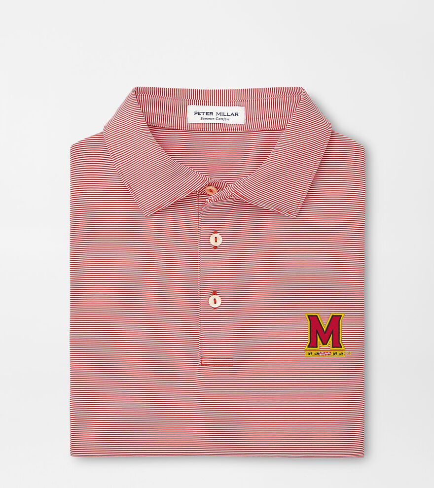 Maryland Jubilee Stripe Performance Polo image number 1