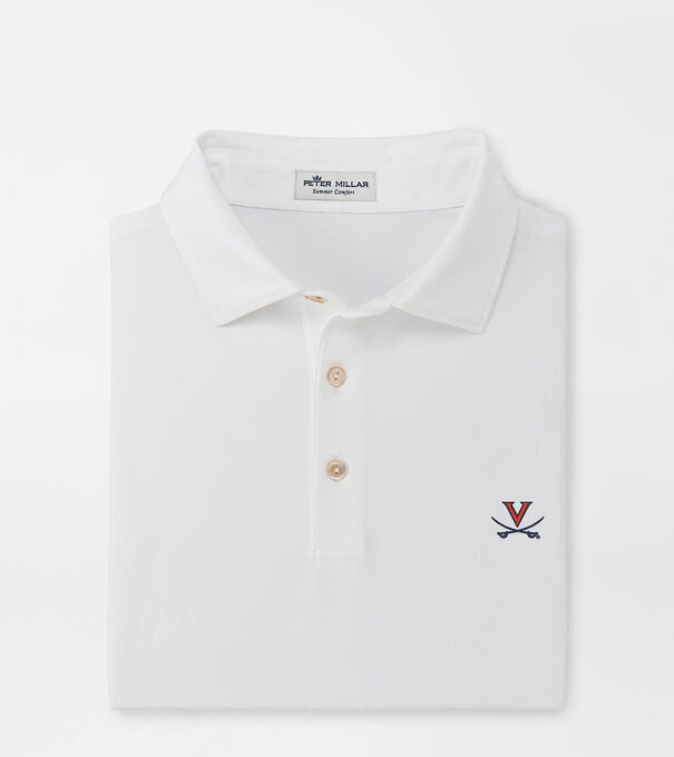 Virginia Solid Performance Jersey Polo (Sean Self Collar)