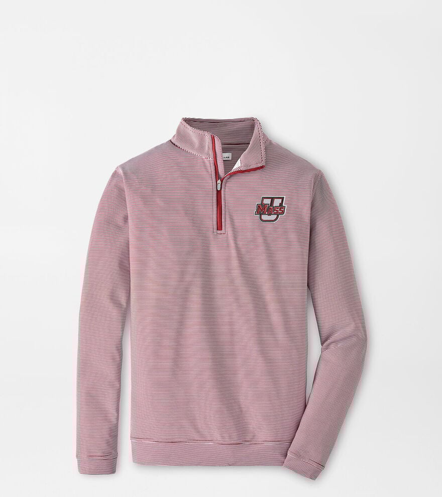 UMass Perth Mini-Stripe Performance Pullover image number 1