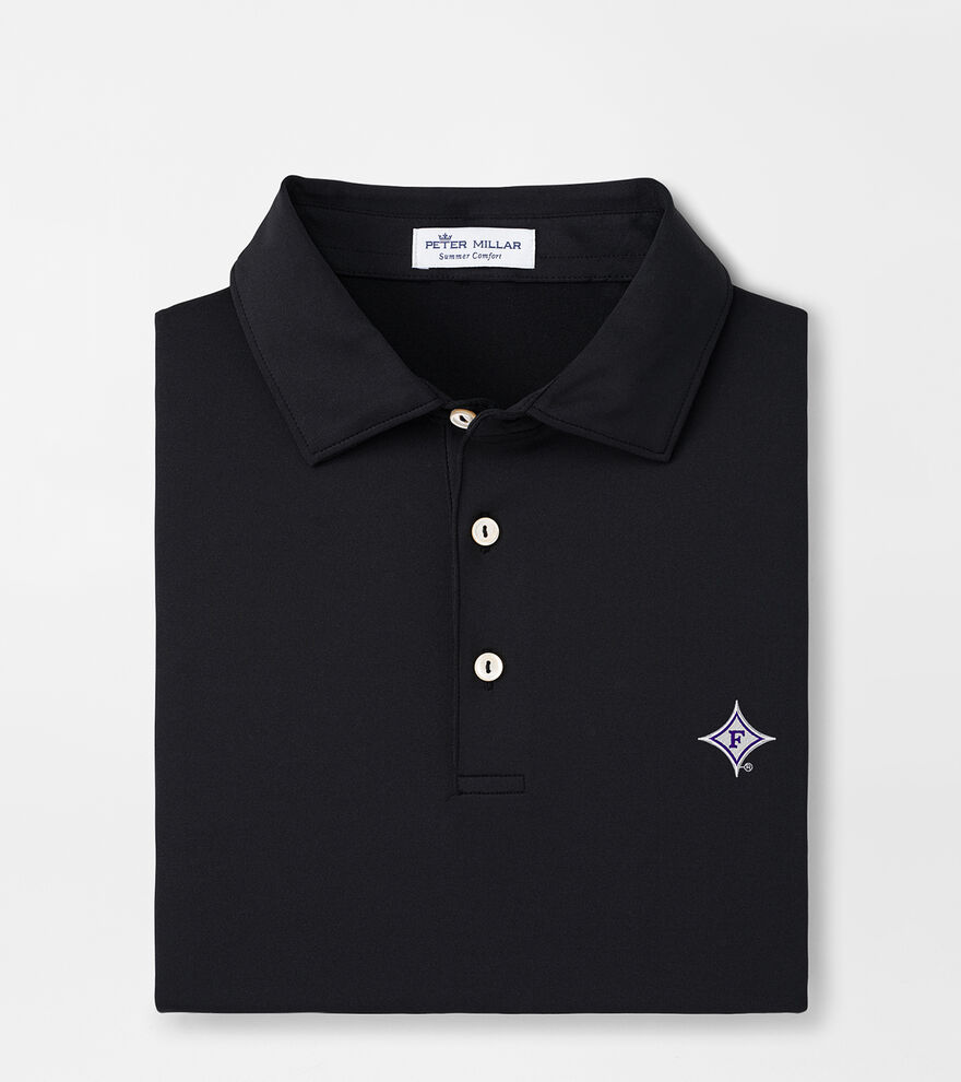 Furman Solid Performance Jersey Polo (Sean Self Collar) image number 1