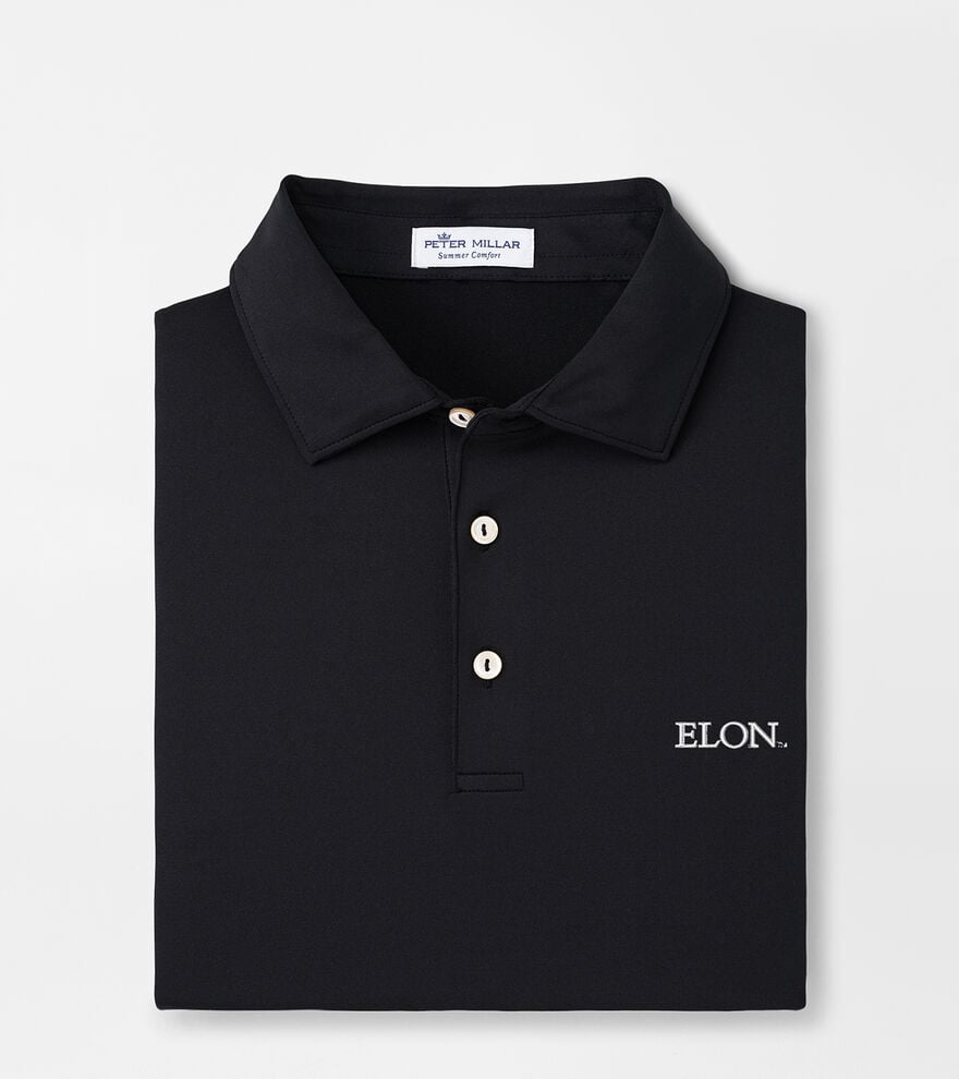 Elon Solid Performance Jersey Polo (Sean Self Collar) image number 1