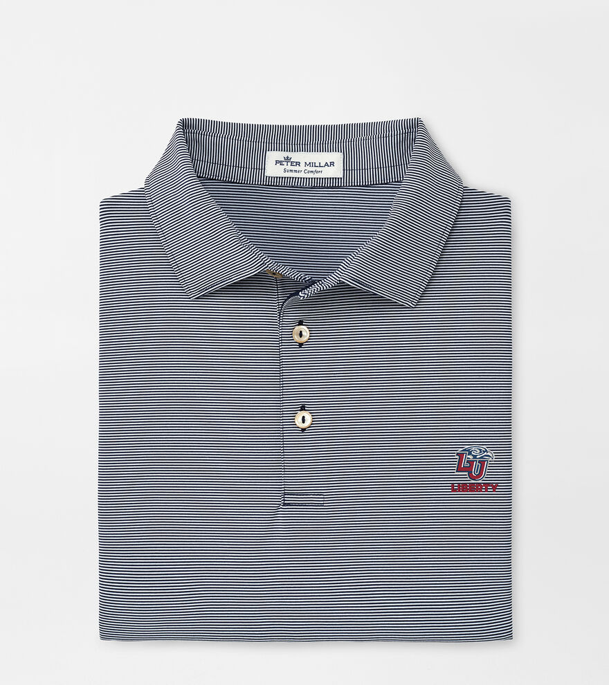 Liberty University Jubilee Stripe Performance Polo image number 1