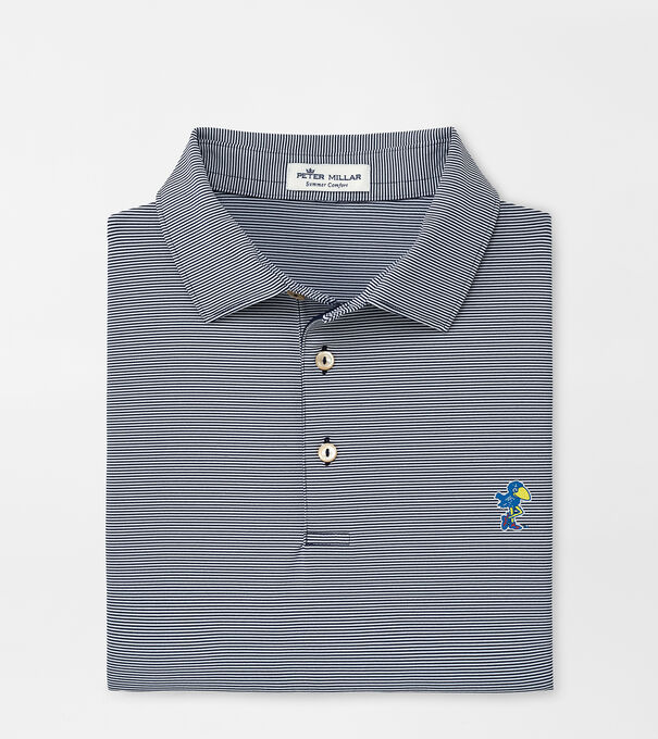 Kansas Vault Jubilee Stripe Performance Polo