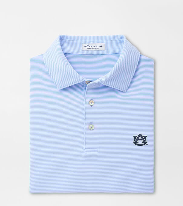 Auburn Jubilee Stripe Performance Polo
